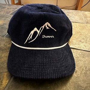 “Denver” Corduroy Strapback Adjustable Hat OS